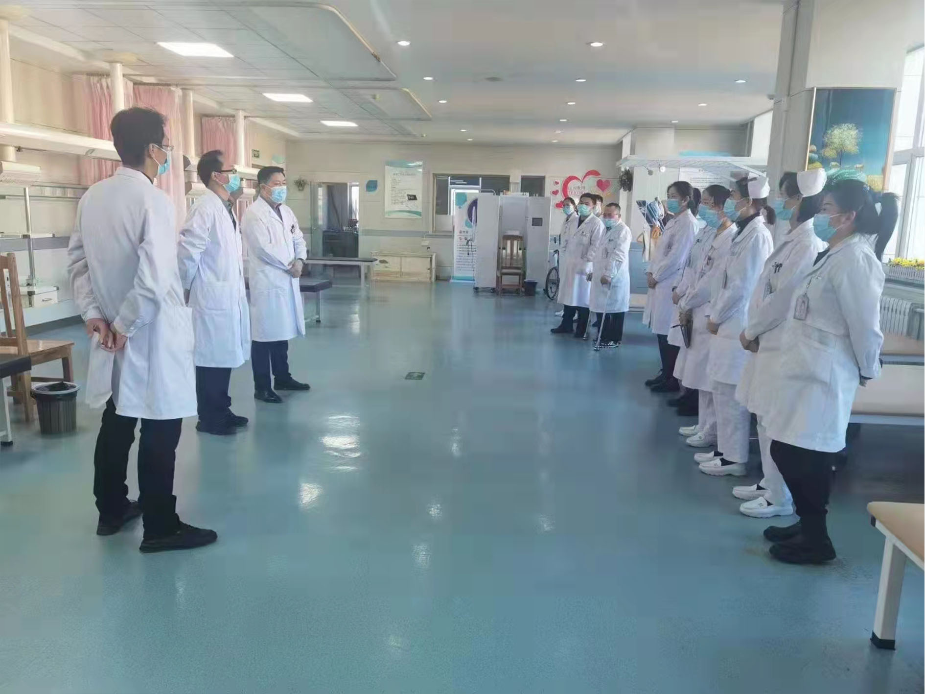 卫企协医院康复管理分会带教专家段付前老师到龙江县第一人民医院带教指导工作